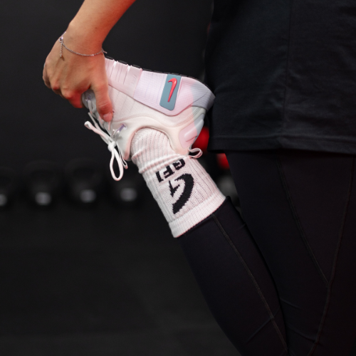 GFI Crew Performance Socks - White