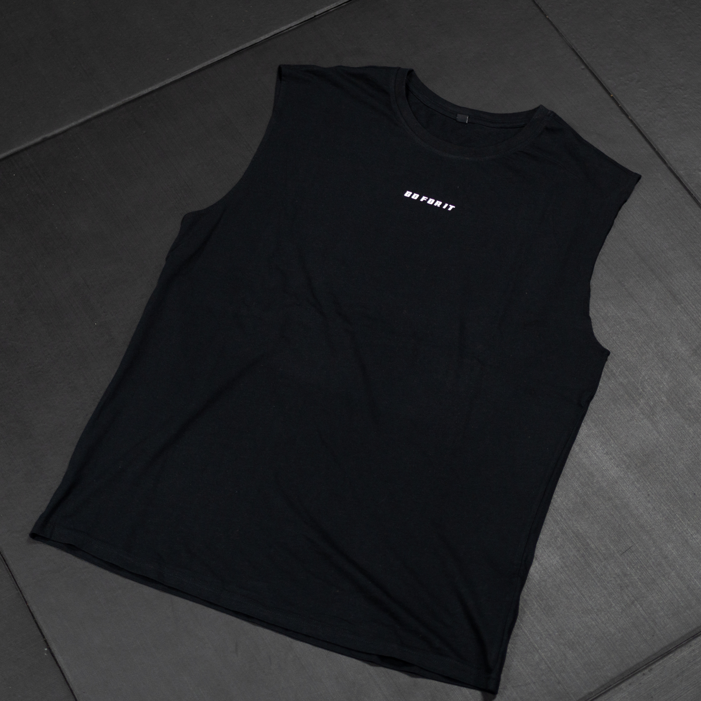 Prime Sleeveless Tee - Black