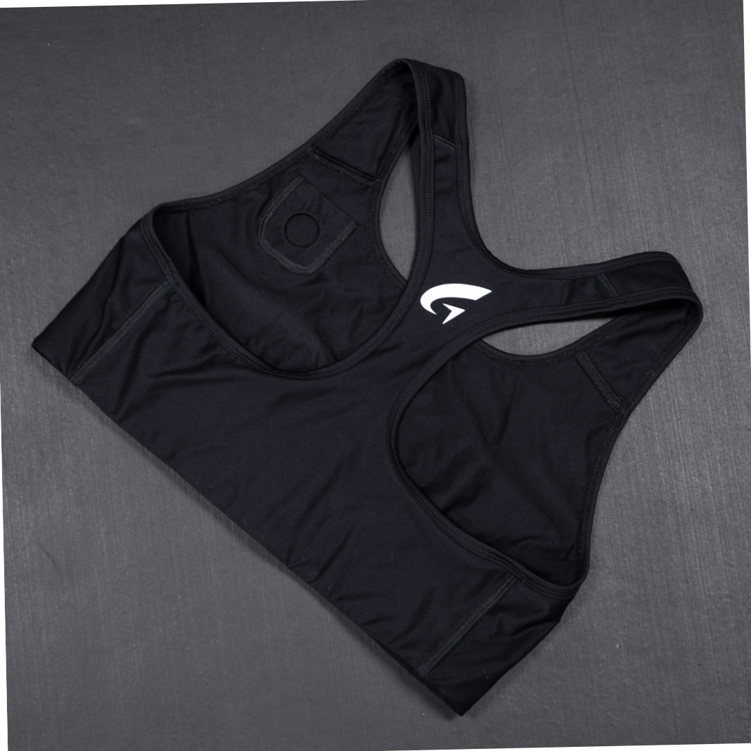 Velocity Racer Sports Bra - Black
