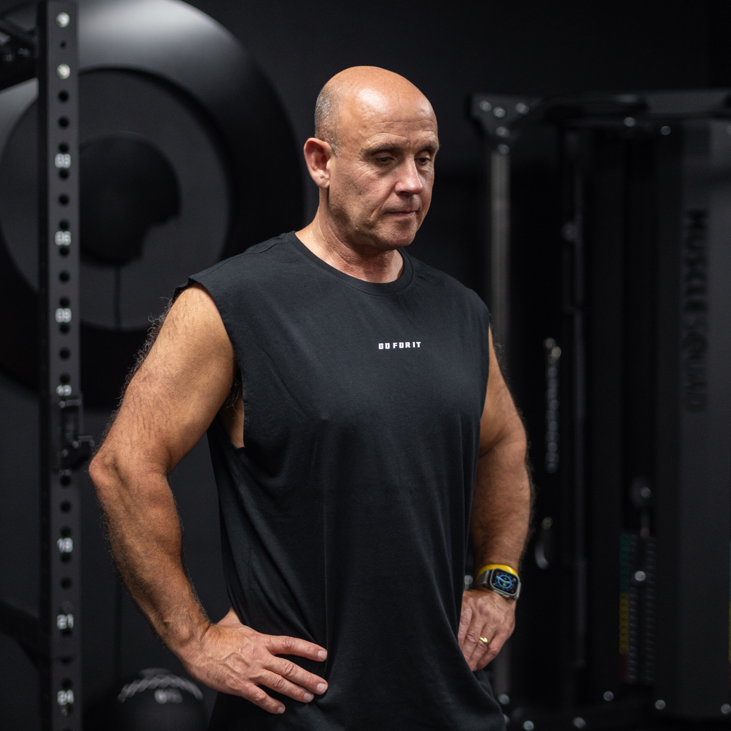 Prime Sleeveless Tee - Black