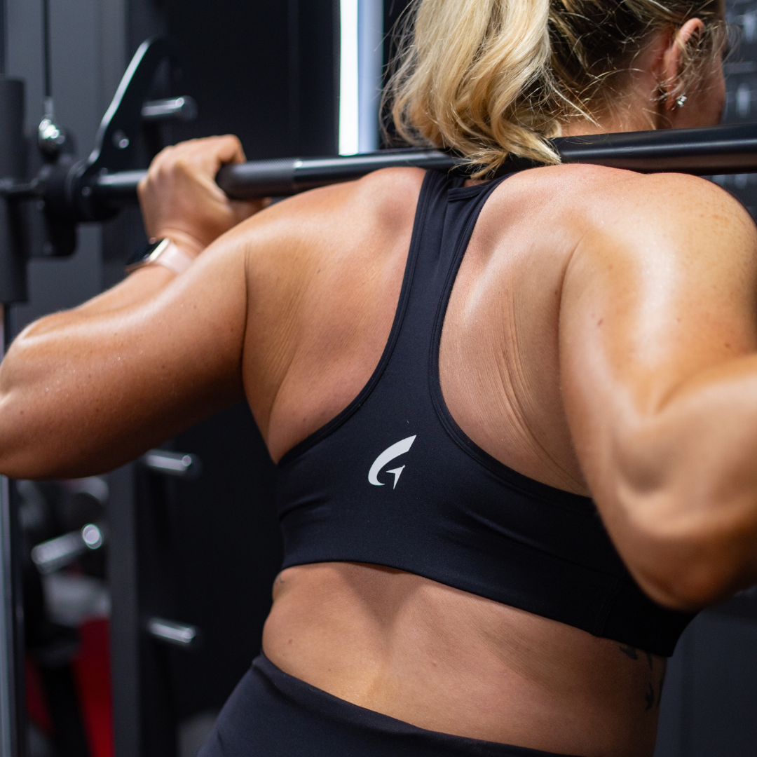 Velocity Racer Sports Bra - Black