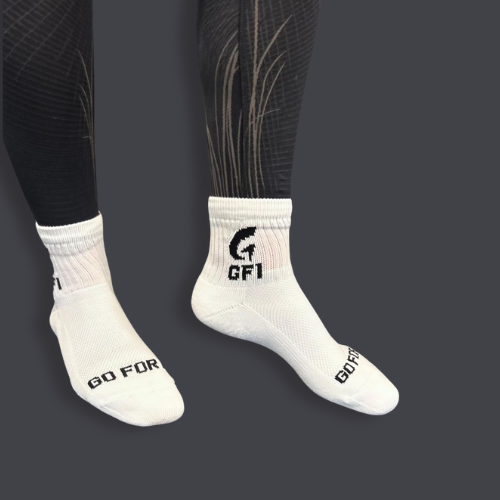 GFI Ankle Performance Socks - White