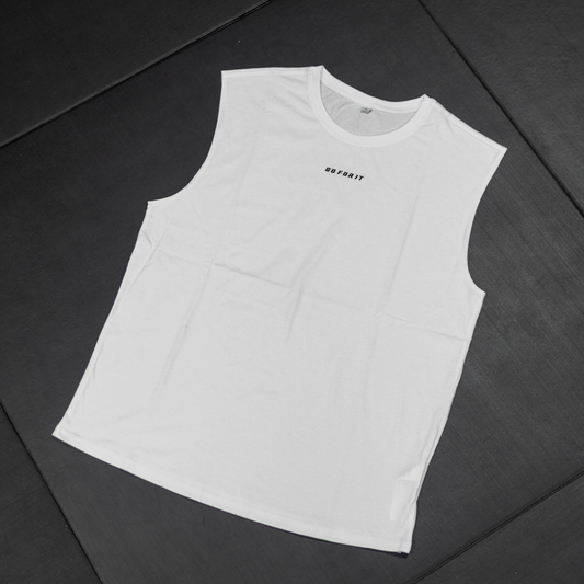 Prime Sleeveless Tee - White