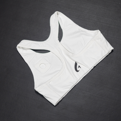 Velocity Racer Sports Bra - White