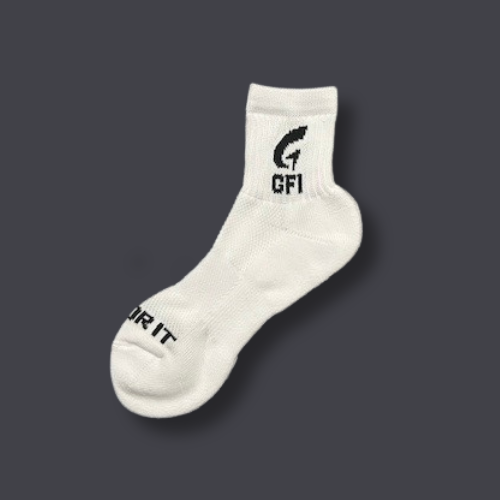 GFI Ankle Performance Socks - White